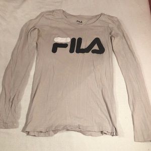 long sleeve Fila tee!